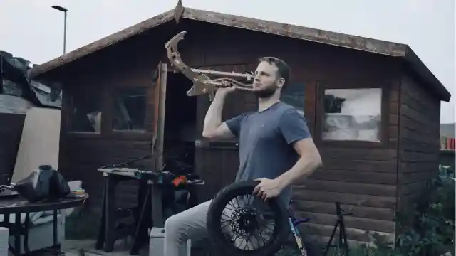 Cams & Cranks working on a motorcycle in the workshop